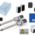 Kit baza automatizare poarta batanta 300 Kg/canat, 3 m/canat, 230 V