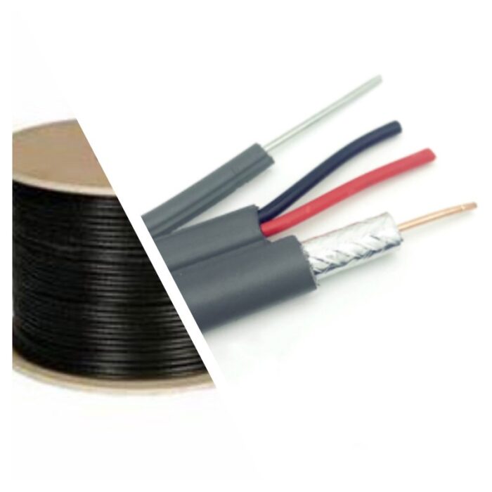 Cablu coaxial RG59 + alimentare 2 x 0.75 cu sufa cupru - Science Technology