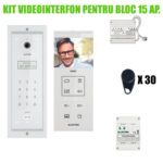Kit interfon pentru bloc 15 apartamente - Science Technology