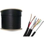 Cablu CAT5 FTP Cupru + alimentare si sufa LinkPower LINK-FTP CU-AUTO+2C, pret/305 metri