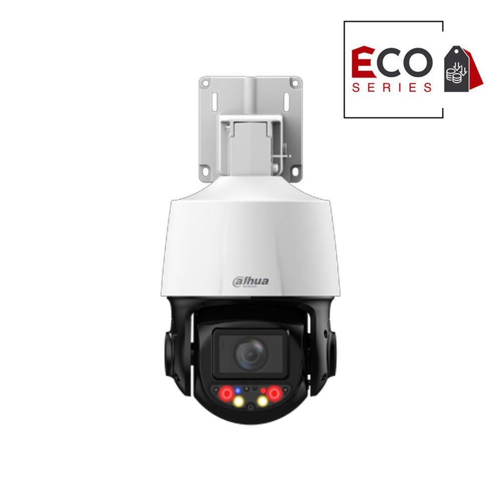 a11 Camera supraveghere IP Speed Dome PTZ cu iluminare duala Dahua Eco Series Active Deterrence TiOC SD3E410DB-GNY-A-PV1, 4 MP, 4 - 40 mm, IR 70 m, lumina alba 30 m, protectie perimetrala, detectie faciala, microfon si difuzor, slot card, PoE, 10x - imagine 1