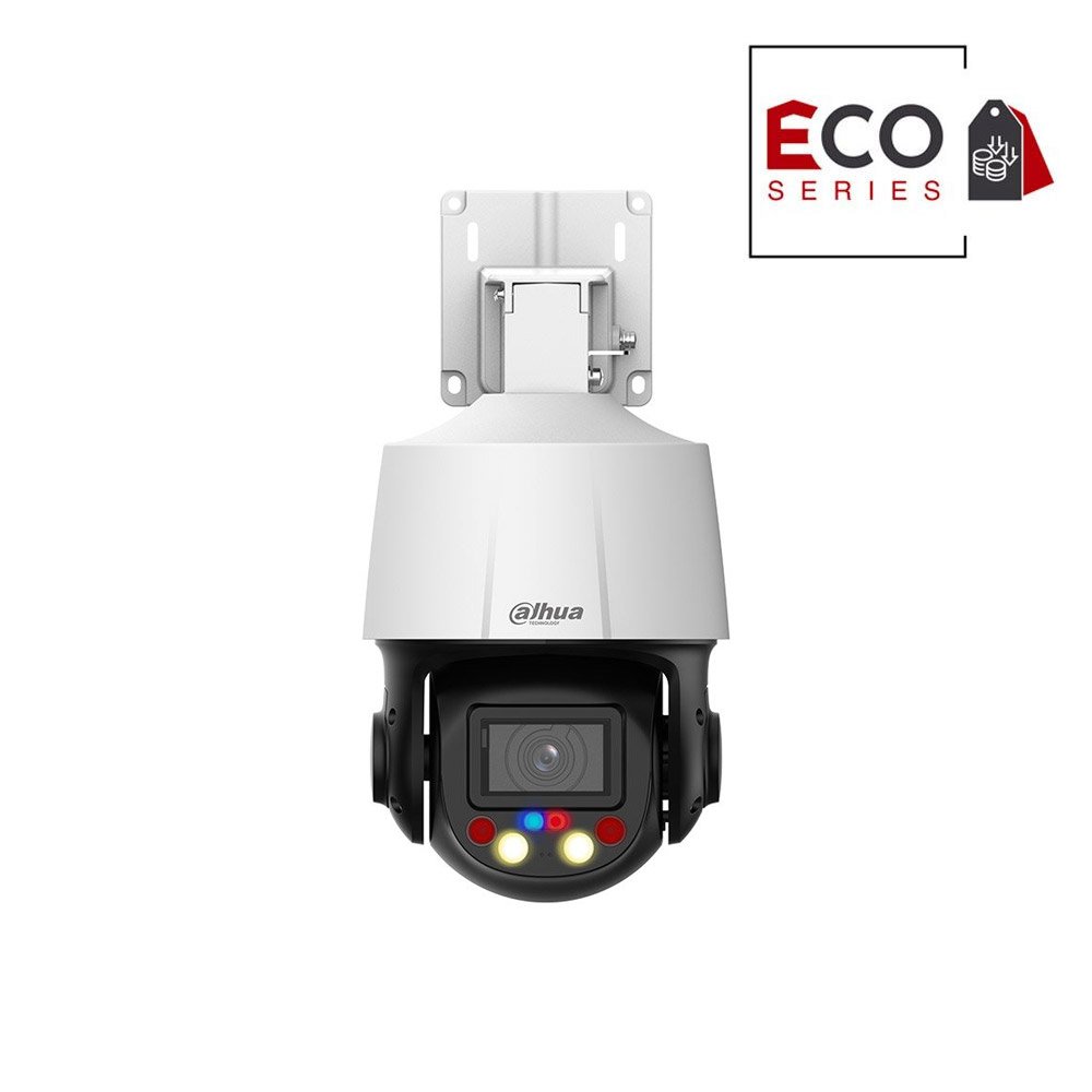 a9 Camera supraveghere rotativa IP Speed Dome PTZ cu iluminare duala Dahua Eco Series WizSense TiOC Active Deterrence SD3E405DB-GNY-A-PV1, 4MP, 2.7 mm - 13.5 mm, IR 50 m/lumina alba 30 m, slot card, auto-tracking, microfon/difuzor, PoE - imagine 1