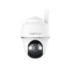 Camera supraveghere wireless WiFi rotativa Speed Dome Reolink Argus PT Ultra B440, 4K, IR/lumina alba 10 m, microfon, dual band, acumulator 6000 mAh, PIR, slot card