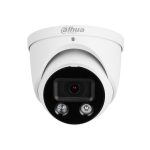 Camera supraveghere IP Dome cu iluminare duala Dahua WizSense Active Deterrence IPC-HDW3549H-AS-PV-0280B-S5, 5 MP, lumina alba/IR 30 m, 2.8 mm, microfon, slot card, PoE