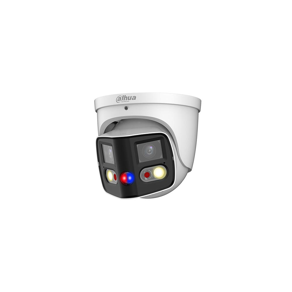 camera-supraveghere-exterior-ip-dome-dahua-wizsense-tioc-duo-active-deterrence-ipc-pdw3849-a180-e2-as-pv-0280b-1 Camera supraveghere IP Dome Dahua WizSense TiOC Duo Active Deterrence IPC-PDW3849-A180-E2-AS-PV-0280B, 2 x 4 MP, 2.8 mm, lumina alba 20 m, IR 25 m, microfon, slot card, PoE - imagine 1