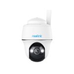 Camera supraveghere GSM 4G rotativa Speed Dome Reolink Go PT Plus G430, 5 MP, microfon si difuzor, IR 10 m, PIR, slot card, zoom digital 10x, acumulator 6000 mAh