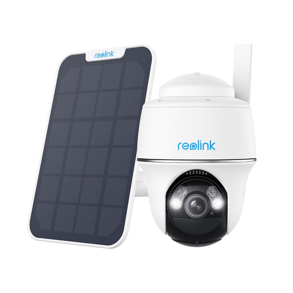 camera-supraveghere-gsm-4g-speed-dome-reolink-go-g430_solar_-01 Camera supraveghere GSM 4G Speed Dome Reolink Go PT Plus G430+SOLAR, 5 MP, microfon si difuzor, IR 10 m, PIR, slot card, zoom digital 10x, acumulator 6000 mAh + panou solar, cablu 4 m, mufa USB-C - imagine 1
