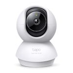 Camera supraveghere interior IP wireless WiFi PT TP-Link TAPO C230, 5 MP, 4 mm, IR 12 m, slot card, microfon si difuzor, detectie smart, 360 grade
