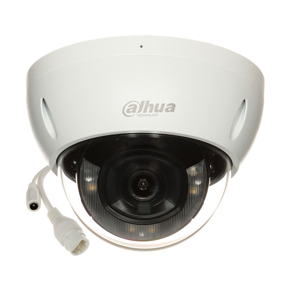 camera-supraveghere-ip-dome-cu-iluminare-duala-dahua-wizsense-ipc-hdbw2449e-s-il-0280b-001 Camera supraveghere IP Dome cu iluminare duala Dahua WizSense IPC-HDBW2449E-S-IL-0280B, 4 MP, 2.8 mm, IR/lumina calda 30 m, slot card, microfon, PoE, protectie perimetrala - imagine 1