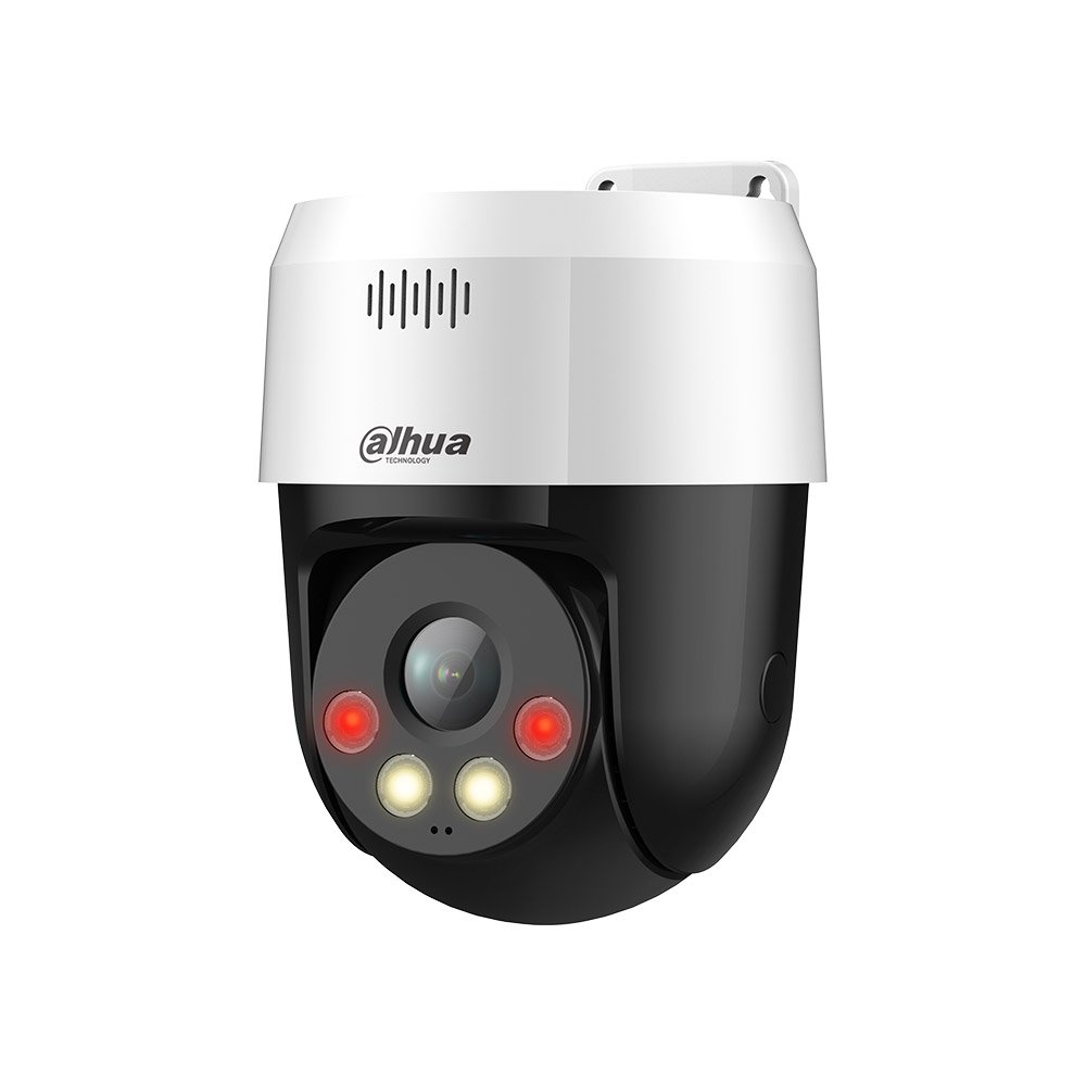 camera-supraveghere-ip-dome-pt-cu-iluminare-duala-dahua-wizsense-active-deterrence-sd2a300nb-gny-a-pv-0400 Camera supraveghere IP Dome PT cu iluminare duala Dahua WizSense Active Deterrence SD2A300NB-GNY-A-PV-0400, 3 MP, 4 mm, lumina alba 30 m, IR 30 m, microfon si difuzor, slot card, alarma, detectie om/vehicul, PoE - imagine 1