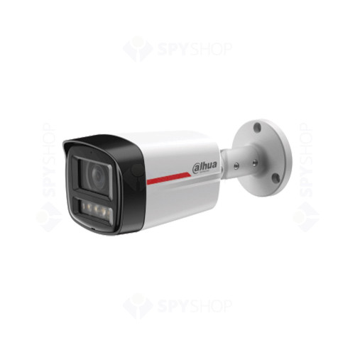 camera-supraveghere-ip-exterior-dahua-wizsense-wizcolor-ipc-hfw2249tl-s-led-0280b-pro_-2-mp_-2.8-mm_-lumina-alba-led-50-m Camera supraveghere IP exterior Dahua WizSense WizColor IPC-HFW2249TL-S-PRO, 2 MP, 2.8 mm, lumina alba LED 50 m, microfon, slot card, ONVIF, PoE - imagine 1