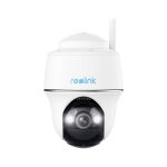 Camera supraveghere rotativa PT wireless WiFi Reolink Argus PT B430, 5 MP, pan si tilt, IR / lumina alba 10 m, microfon, difuzor, slot card, detectie persoane / vehicule / animale, acumulator 6000 mAh