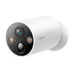 Camera supraveghere wireless IP WiFi TP-Link Starlight TAPO C425, 4 MP, IR 15 m, microfon si difuzor, slot card, control prin aplicatie, 10000 mAh, detectie smart, baza magnetica