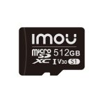 Card de memorie MicroSDXC Imou ST2-512-S1, 512 GB, V30, U3, Clasa 10, recomandat pentru supraveghere IP