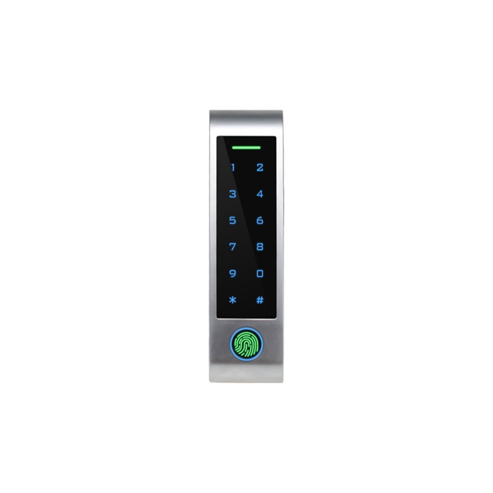 Cititor biometric cu tastatura Secukey HF4, EM 125 KHz, PIN, card, amprenta, 1000 utilizatori - imagine 1