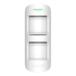 Detector de miscare wireless exterior PIR Ajax MotionProtect Outdoor WH, 15 m, 90 grade, pet immunity, antimasking, 868 MHz, RF 1700 m