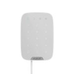 Tastatura cu touch cablata AJAX Keypad Fibra WH, 15 taste, silent alarm, 2000 m, 4 fire