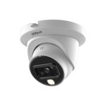 Camera supraveghere Dome cu iluminare duala Dahua Smart Dual Light HAC-HDW1200TLMQ-IL-A-S6, 2 MP, 2.8 mm, IR/lumina alba 20 m, microfon, instalare rapida