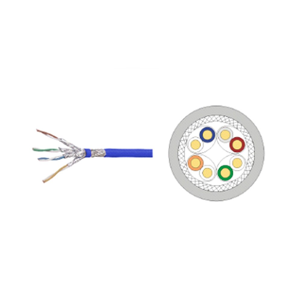 link-sftp7-pvc_1 Cablu S/FTP Cat.7 LinkPower LINK-S/FTP7 -LSOH, cupru, AWG 23, pret / 305 m - imagine 1