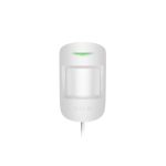Detector de miscare PIR Ajax MotionProtect Fibra WH, 12 m, 88 grade, pet immunity