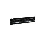 Patch panel cu 12 porturi UTP LINK-PATCHPANNEL-6, 1U, Cat.6, metal, perete, gri
