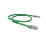 Patch cord U/UTP Cat6 LinkPower LINK-PATCHU605, 0.5 m, 24AWG, verde