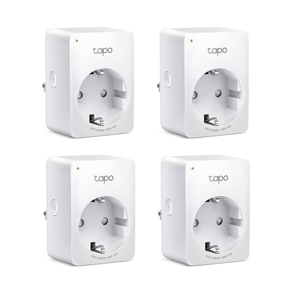 priza-smart-tp-link-tapo-p110_4-pack_ Priza smart WiFi TP-Link TAPO P110(4-PACK), 3680W, 16A, 2.4 GHz, control de pe telefon, 4 bucati - imagine 1