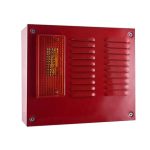 Sirena incendiu de exterior conventionala cu flash UniPOS SB112F, 118 dB, 1.5 Hz, 12-30 VDC