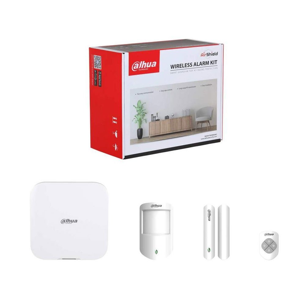 sistem-alarma-wireless-dahua-art-arc3800h-03-w2 Sistem alarma wireless Dahua ART-ARC3800H-03-W2, WiFi/LAN, 868 MHz, 150 zone, aplicatie mobila, detector PIR - imagine 1