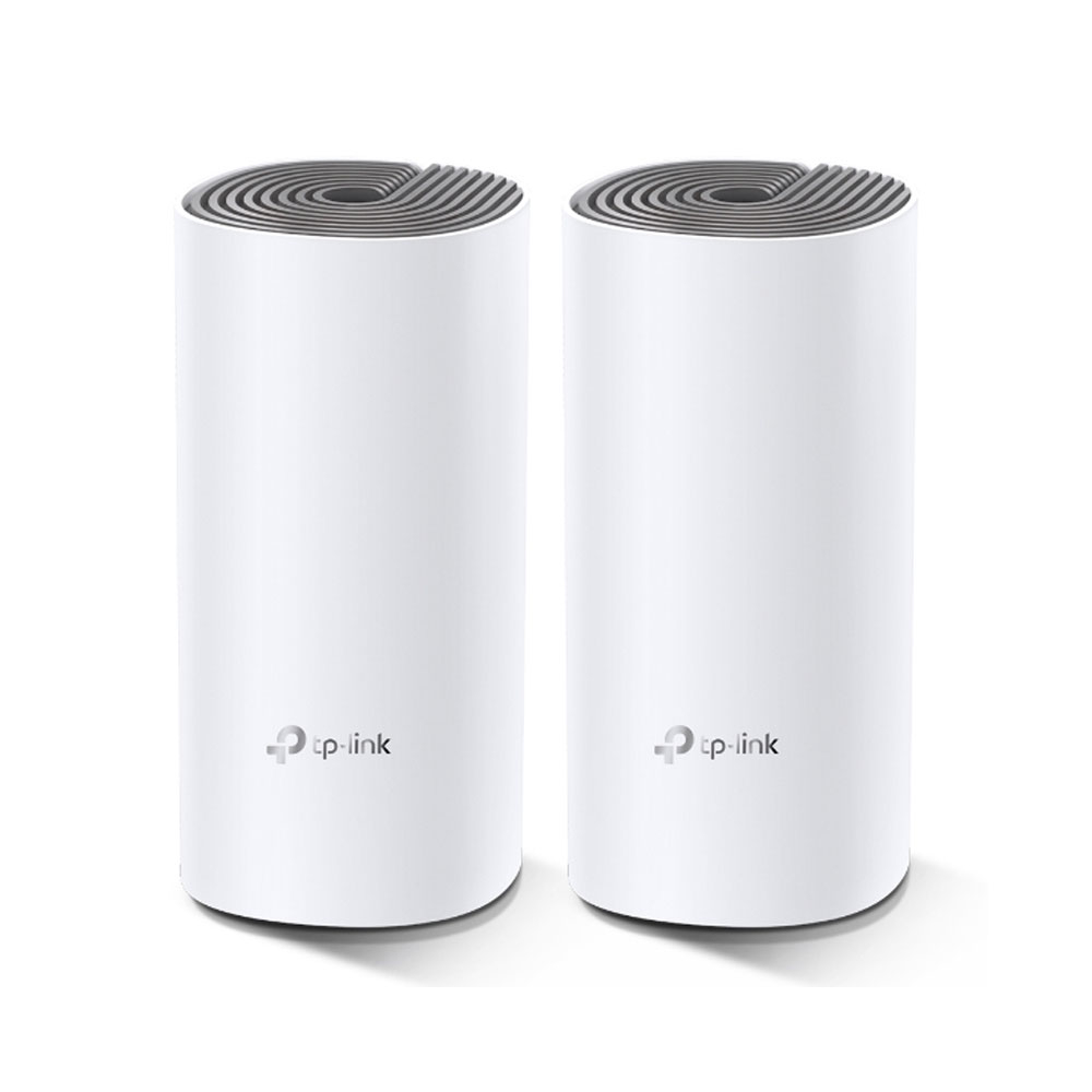 sistem-mesh-dual-band-tp-link-deco-e4-_2-pack_-01 Sistem Mesh Dual Band TP-Link DECO E4 (2-PACK), 2 porturi, 2.4/5.0 GHz, 260 m, 300/867 Mbps - imagine 1