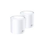 Sistem Mesh Gigabit Dual-Band TP-Link DECO X60(2-PACK), 2 porturi, 2.4/5.0 GHz, 2402 Mbps, 465 M, WiFi6