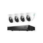 Sistem supraveghere IP exterior Reolink NVS8-12MD4, 4 camere, 12 MP, IR 30 m, 2.8 mm, microfon, HDD 2 TB