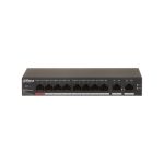 Switch cu 10 porturi Gigabit Dahua CS4010-8GT-110, 8 porturi PoE, 2 SFP, 10/100/1000 Mbps, cu cloud management