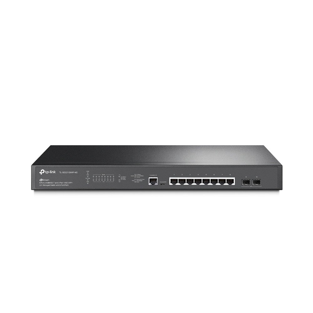 switch-rackabil-cu-8-porturi-tp-link-jetstream-tl-sg3210xhp-m2_-80-gbps_-59.52-mpps_-omada_-poe_-cu-management Switch rackabil cu 8 porturi TP-Link Jetstream TL-SG3210XHP-M2, 80 Gbps, 59.52 Mpps, OMADA, PoE, cu management - imagine 1