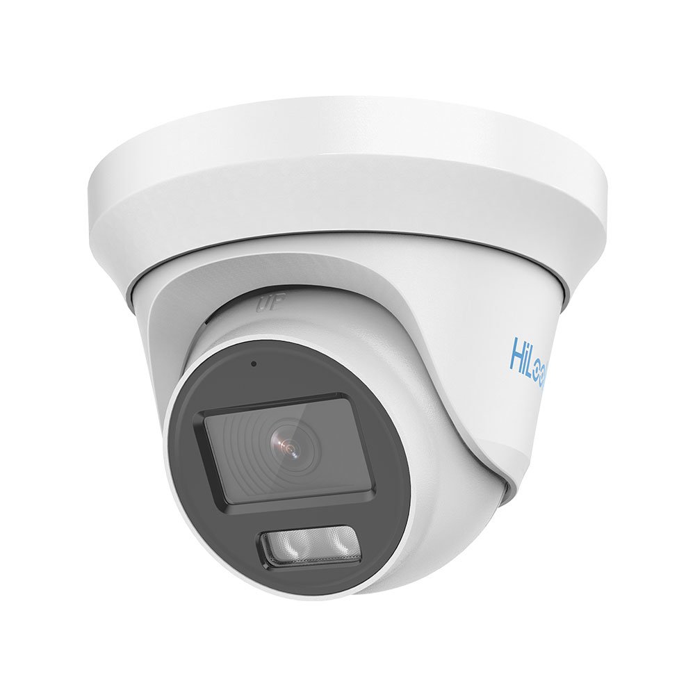 thc-t259-ms-1 Camera supraveghere Dome Hikvision HiLook ColorVu THC-T259-MS, 5 MP, 2.8 mm, lumina alba 40 m, microfon - imagine 1