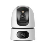 Camera supraveghere IP WiFi cu lentila duala Full-Color Imou Ranger Dual IPC-S2XP-10M0WED, 5 + 5 MP, 2x 3.6 mm, IR/ lumina alba 15 m, microfon si difuzor, slot card, Auto Smart Tracking
