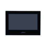 Videointerfon de interior IP Dahua VTH2621G-WP, 7 inch, PoE, aparent, negru