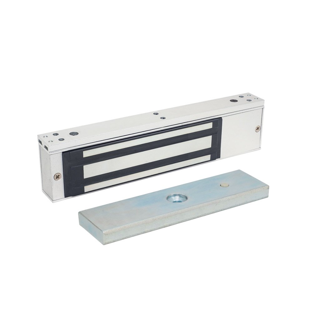 Electromagnet exterior LinkPower ML-350ASW, 158-240 mm, 350 kgf, 12/24V aluminiu, 250-500 mA, indicator stare incuietoare, rezistent la apa - imagine 1