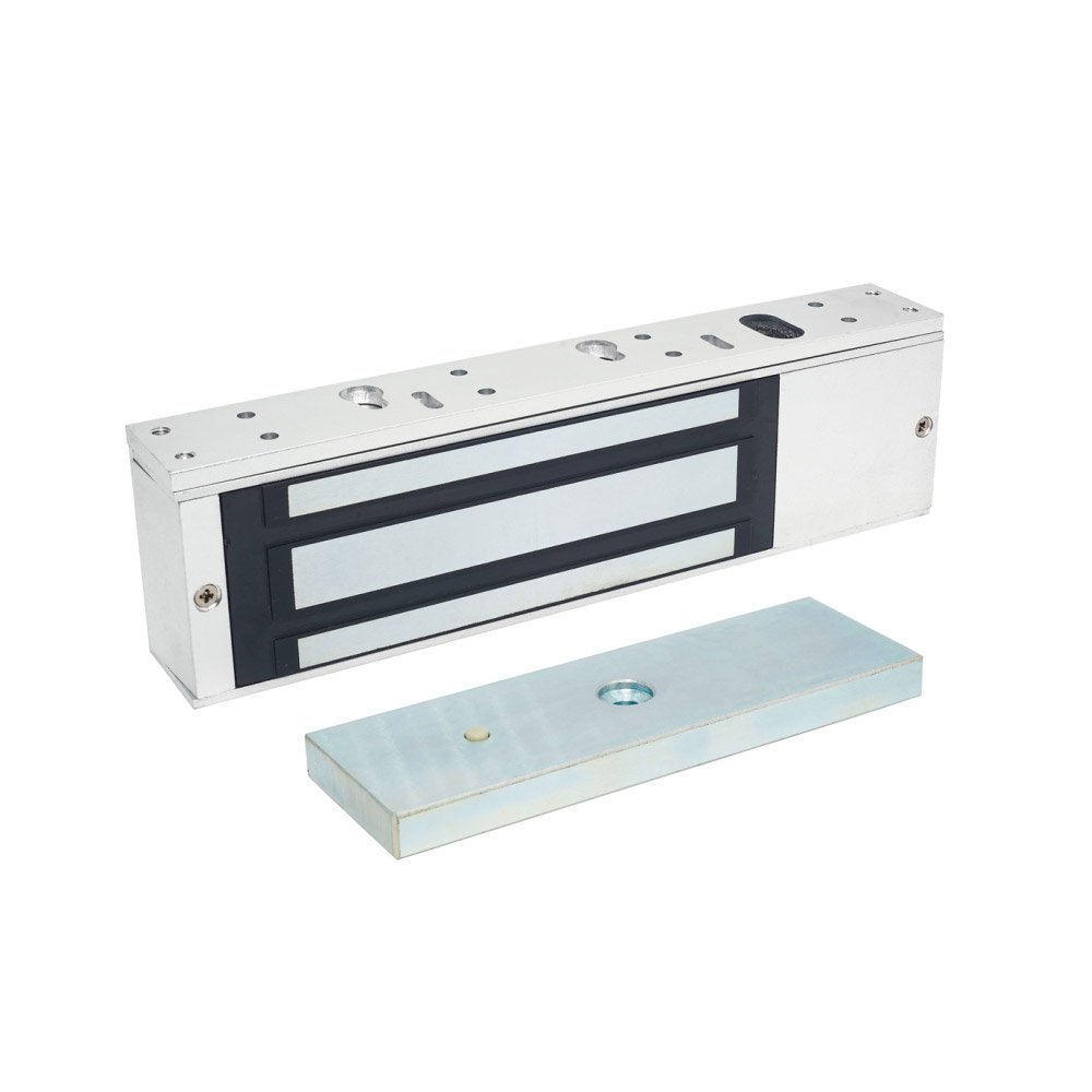 Electromagnet exterior LinkPower ML-500ASW, 185-265 mm, 500 kgf, 12/24 V, 300-600 mA, aluminiu, indicator stare incuietoare, rezistent la apa - imagine 1
