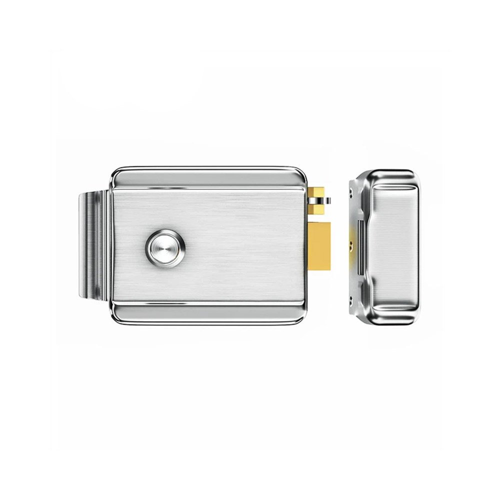 Yala electromagnetica LinkPower VI-600A, 1x cilindru, 12 V, aliaj nichel, pentru usi cu deschidere pe partea dreapta - imagine 1